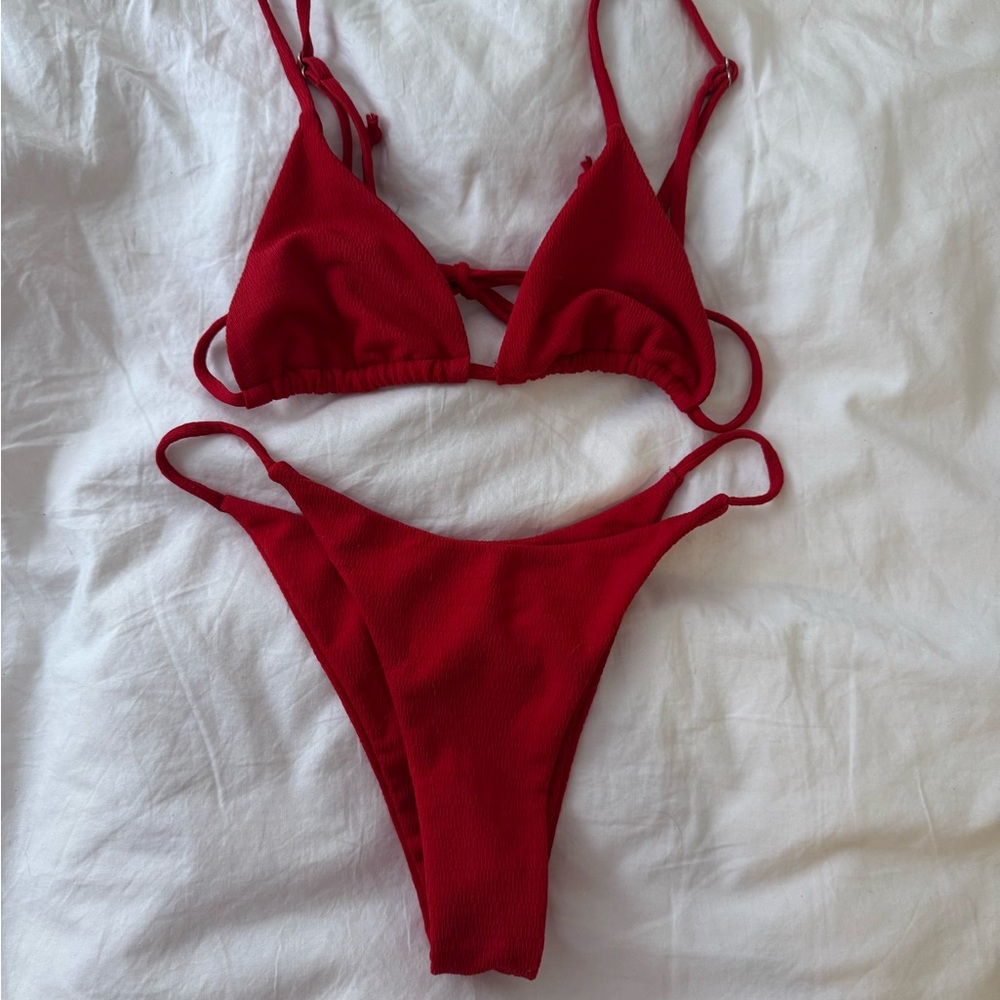 Red Bikini Set